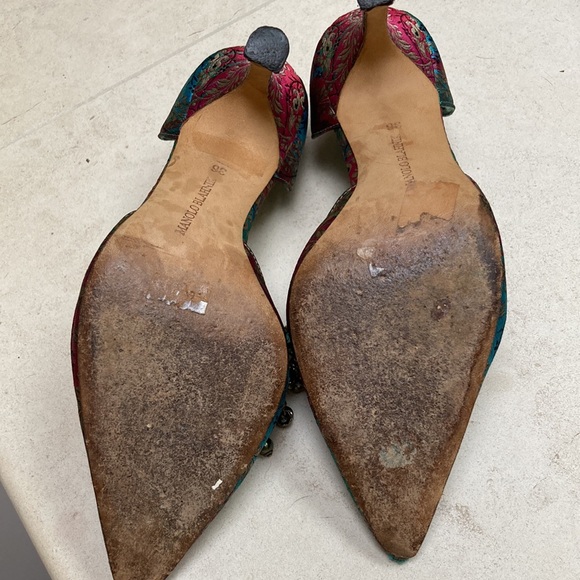 🎊💕🍾4x HP Manolo Blahnik shoes🎉🏆🎊 - Picture 6 of 7